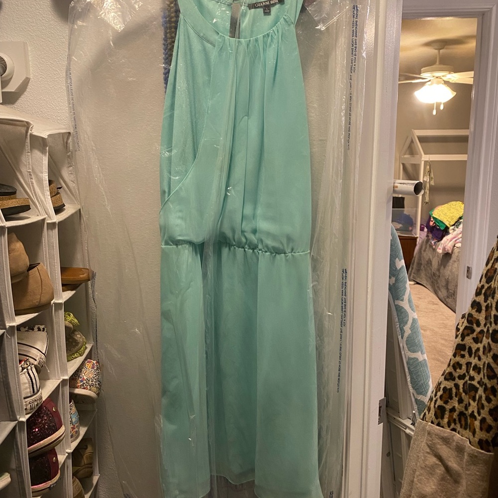 Gianni Bini turquoise dress.